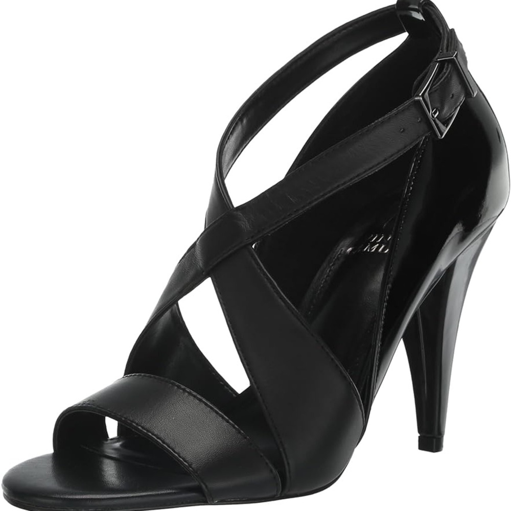 Vince Camuto Aleanna Black Strappy Heels